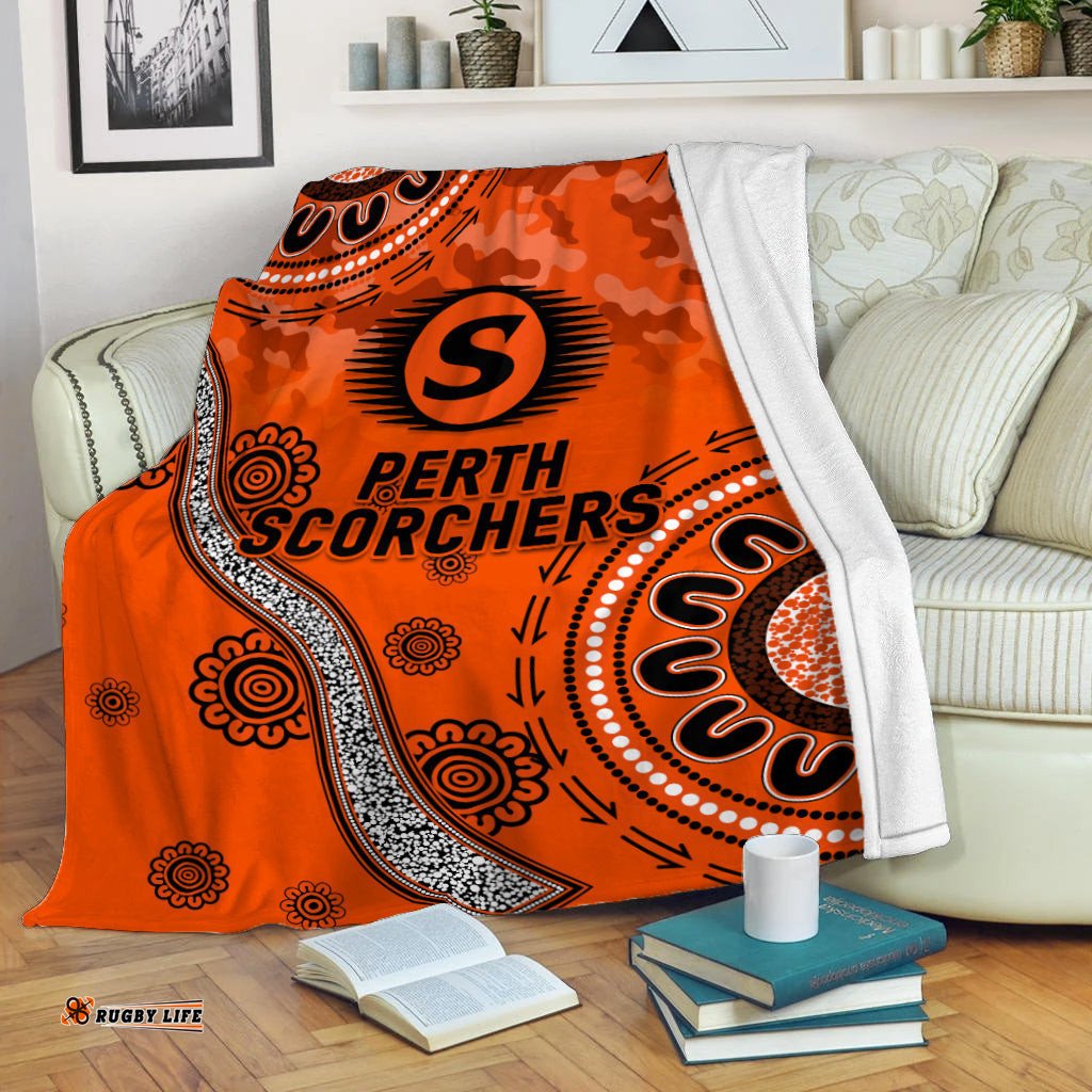 Perth Scorchers ANZAC Day Aboriginal Blanket