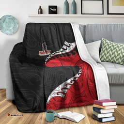 ANZAC Poppy Fern Premium Blanket