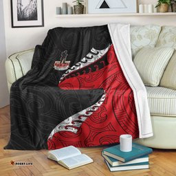 ANZAC Poppy Fern Premium Blanket