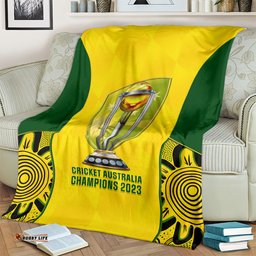 Australia Cricket Blanket World Cup Go Champions Indigenous