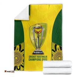 Australia Cricket Blanket World Cup Go Champions Indigenous