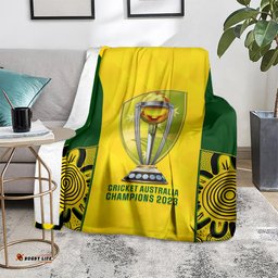 Australia Cricket Blanket World Cup Go Champions Indigenous