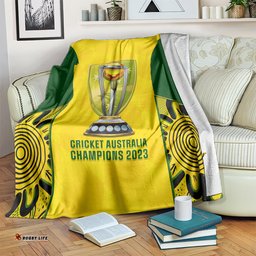 Australia Cricket Blanket World Cup Go Champions Indigenous