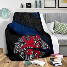 Scotland Celtic Premium Blanket Celtic Cross and Lion