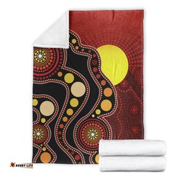 Aboriginal Blanket Aboriginal Sun Pattern Indigenous