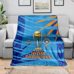 India Cricket Blanket World Cup 3rd Champions Proud