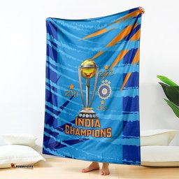 India Cricket Blanket World Cup 3rd Champions Proud