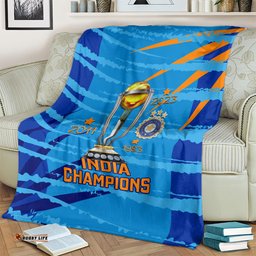India Cricket Blanket World Cup 3rd Champions Proud