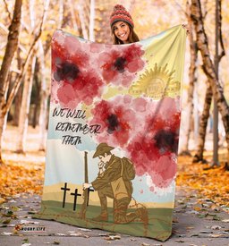 ANZAC Day Premium Blanket We Will Remember Them 05