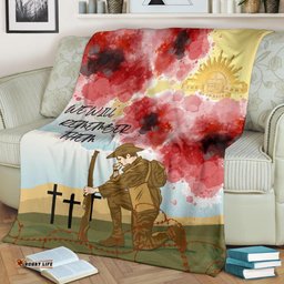 ANZAC Day Premium Blanket We Will Remember Them 05