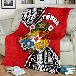 Tonga Rugby Premium Blanket Polynesian Style Pinwheel 08