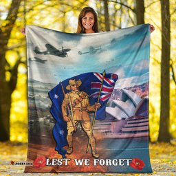 ANZAC Day Australia Peace Premium Blanket