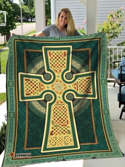 Celtic Premium Blanket Celtic Cross