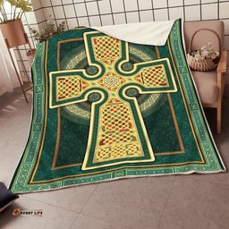 Celtic Premium Blanket Celtic Cross