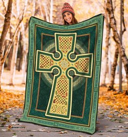 Celtic Premium Blanket Celtic Cross