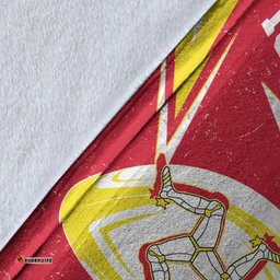 Isle Of Man Rugby Premium Blanket Celtic Manx Rugby Ball