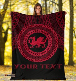 Wales Celtic Personalised Premium Blanket Celtic Pride