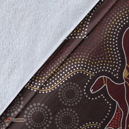 Australia Aboriginal Premium Blanket Indigenous Platypus Ver 17