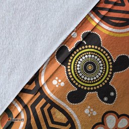 Aboriginal Blanket Aboriginal Dot Painting Turtle