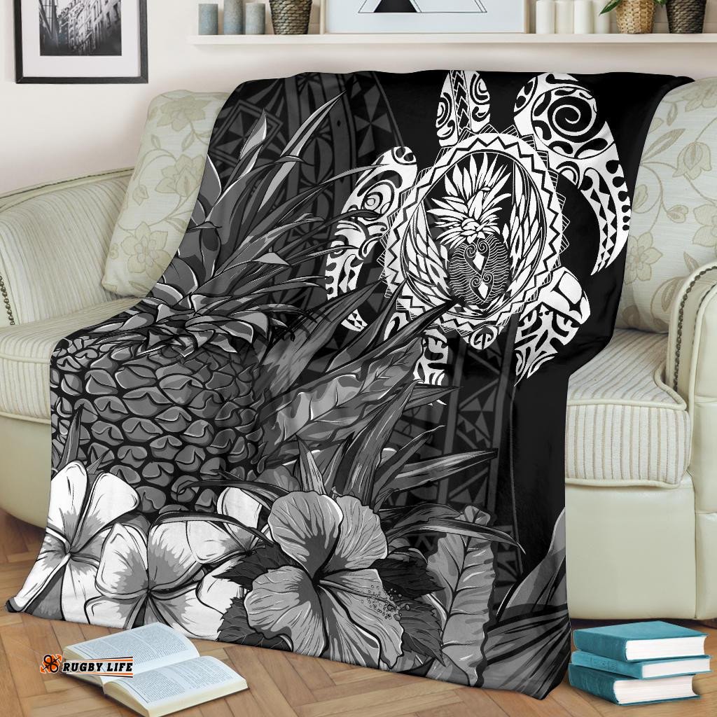 Polynesian Turtle Pineapple Blanket