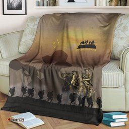 ANZAC Day Keep The Spirit Alive Premium Blanket