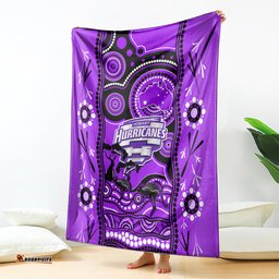 Hobart Hurricanes Cricket Blanket Happy Australia Day Aboriginal Art