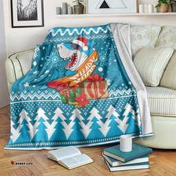 Sharks Rugby Blanket Chirstmas Vibe