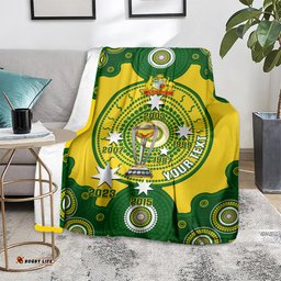 Personalised Australia Cricket Blanket World Cup 6th Champions Trophy National Color