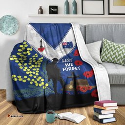 Australia ANZAC Lest We Forget Premium Blanket