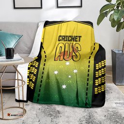 Australia Cricket Blanket Kangaroo Champions Go Aussies