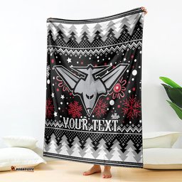 Custom Bombers Football Blanket Christmas Vibe 06