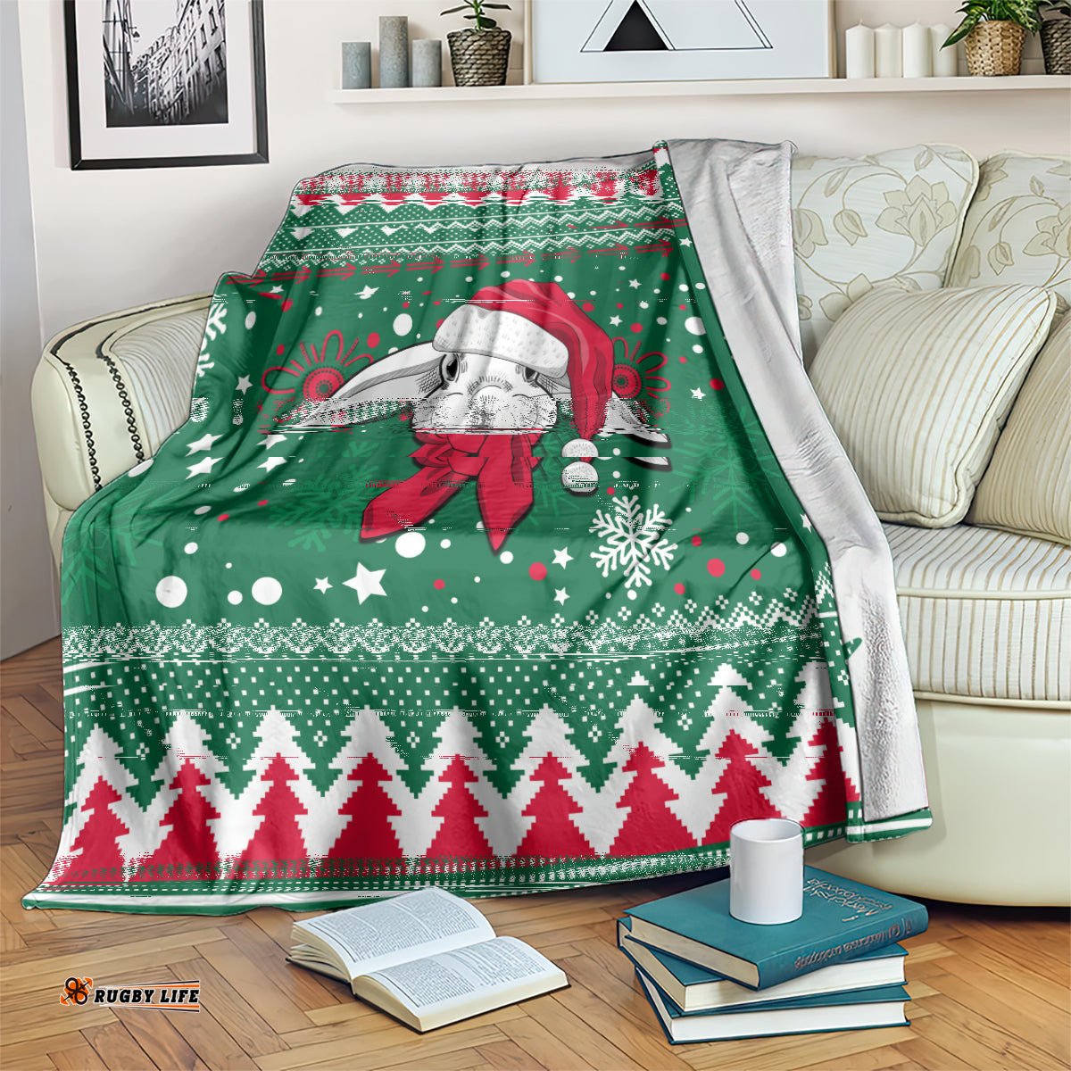 Rabbitohs Rugby Blanket Glory Glory The South Christmas Vibe Unique
