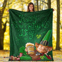 VibeHoodie Premium Blanket Patrick's Day Green Celtic