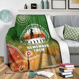 Custom ANZAC New Zealand Maori Australia Indigenous Premium Blanket