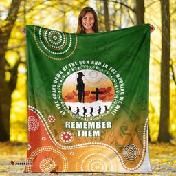 Custom ANZAC New Zealand Maori Australia Indigenous Premium Blanket