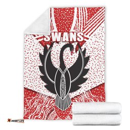 Sydney Premium Blanket Indigenous Swans
