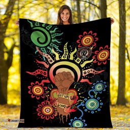 NAIDOC Week Premium Blanket Let's Fight Together 08