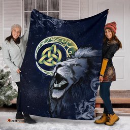 Scotland Premium Blanket Scottish Lion and Celtic Moon