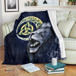 Scotland Premium Blanket Scottish Lion and Celtic Moon
