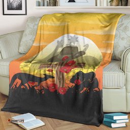 ANZAC Day Lest We Forget Animal Premium Blanket