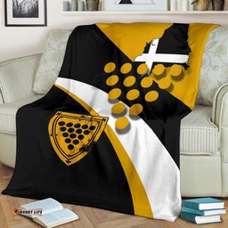 Cornwall Celtic Premium Blanket Cornish Flag With Duke of Cornwall Version 2