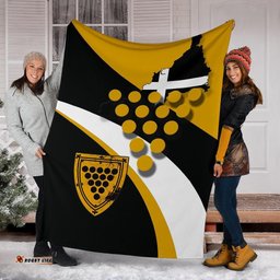 Cornwall Celtic Premium Blanket Cornish Flag With Duke of Cornwall Version 2