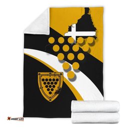 Cornwall Celtic Premium Blanket Cornish Flag With Duke of Cornwall Version 2