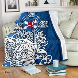 Scotland Celtic Premium Blanket Scottish Flag and Lion