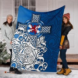 Scotland Celtic Premium Blanket Scottish Flag and Lion