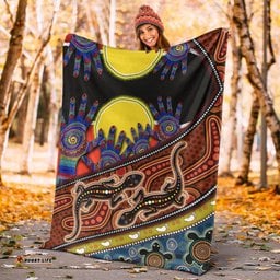 Aboriginal Blanket Aboriginal Flag Indigenous Family Hand