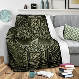 Celtic Premium Blanket Celtic Tree Vintage Style Ver02