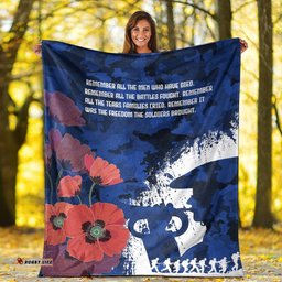 Custom ANZAC Premium Blanket ANZAC Day