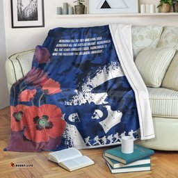 Custom ANZAC Premium Blanket ANZAC Day