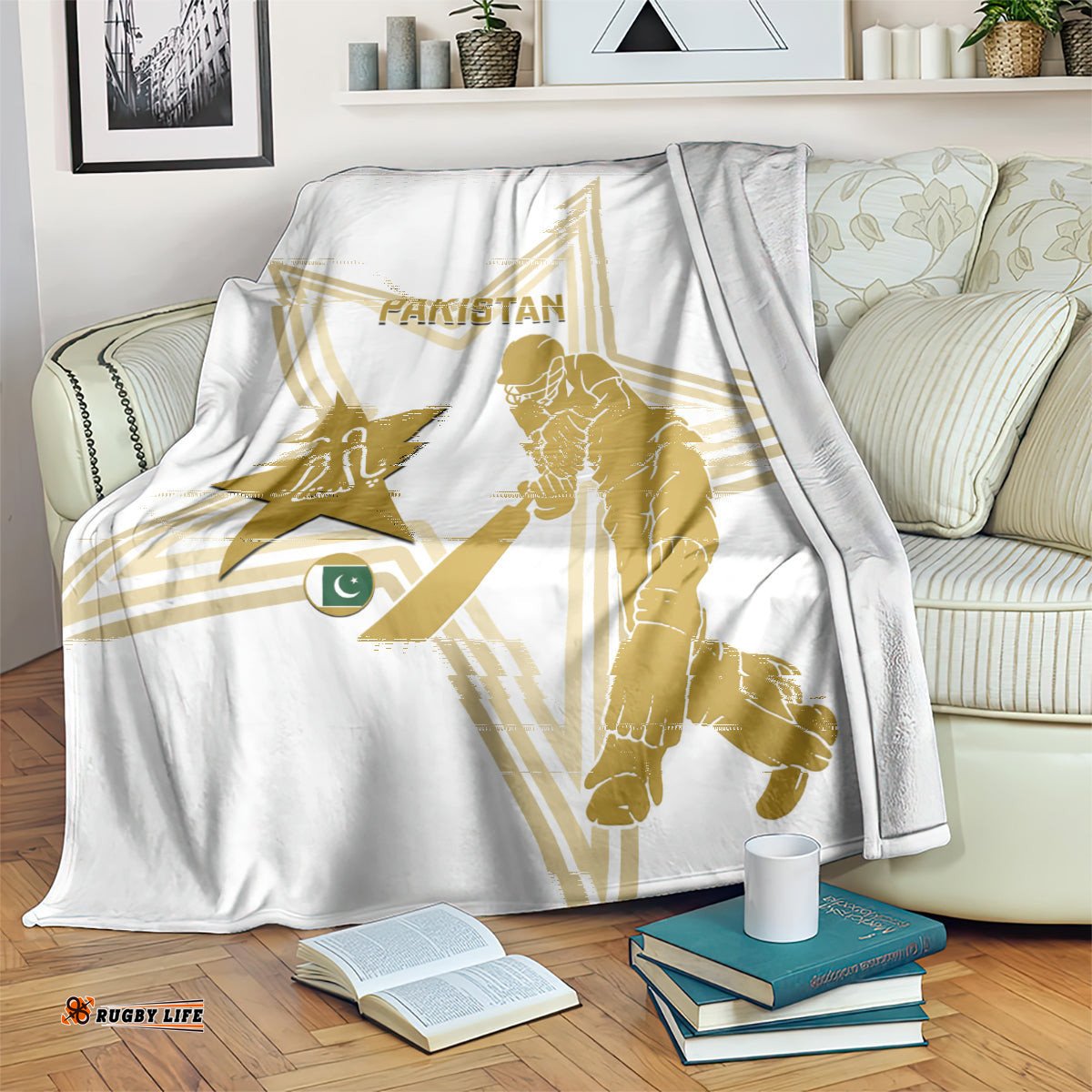 Pakistan Cricket Blanket Go Shaheens